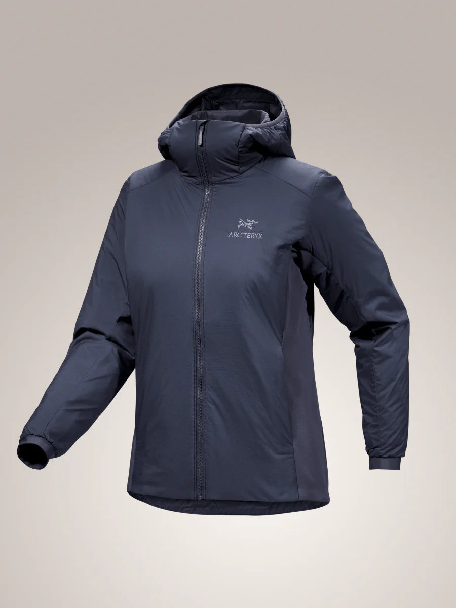 Arcteryx Atom Womens Hooded Jacket Black Sapphire Colour Black Sapphire