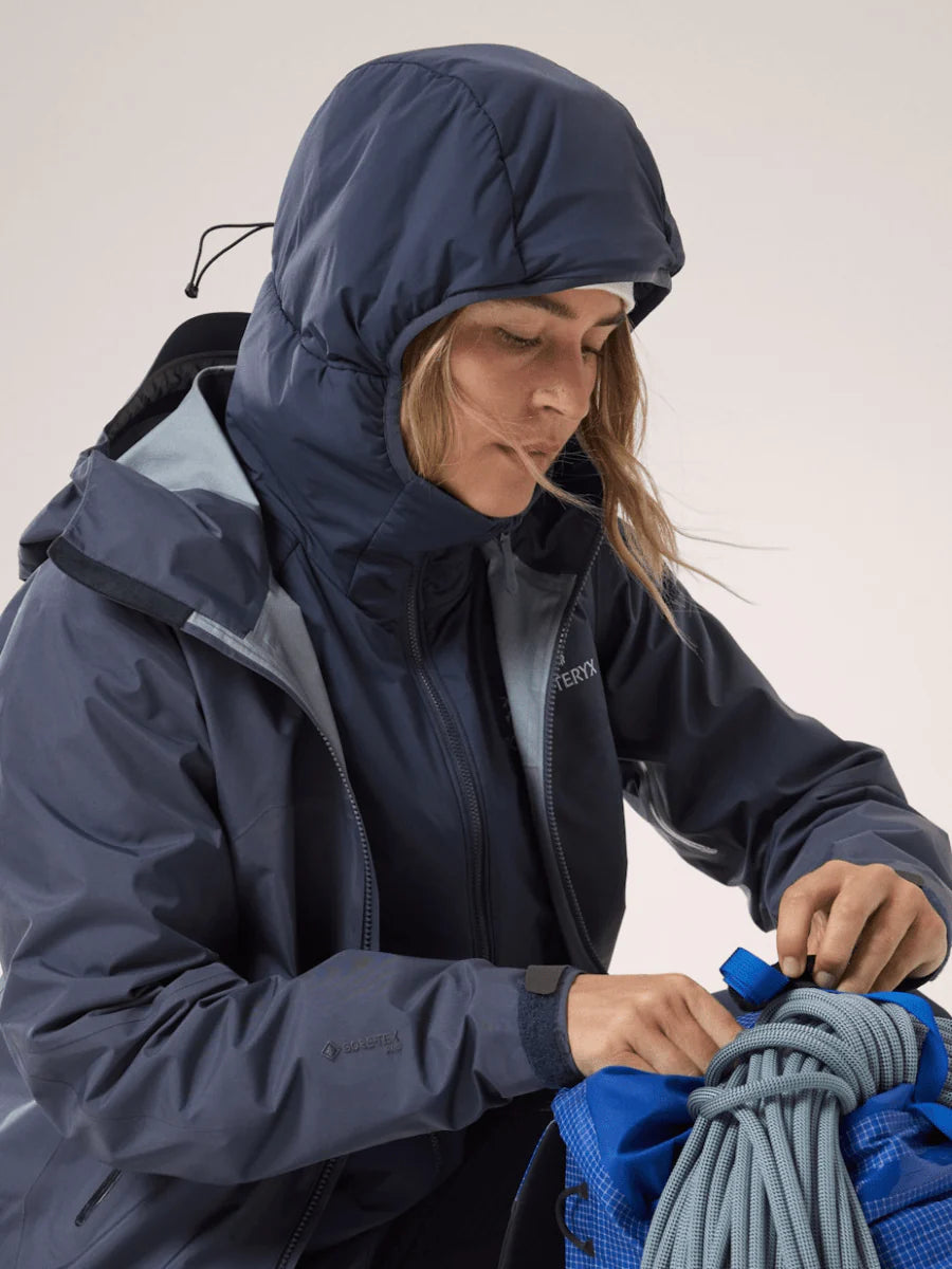 Arcteryx Atom Womens Hooded Jacket - Black Sapphire