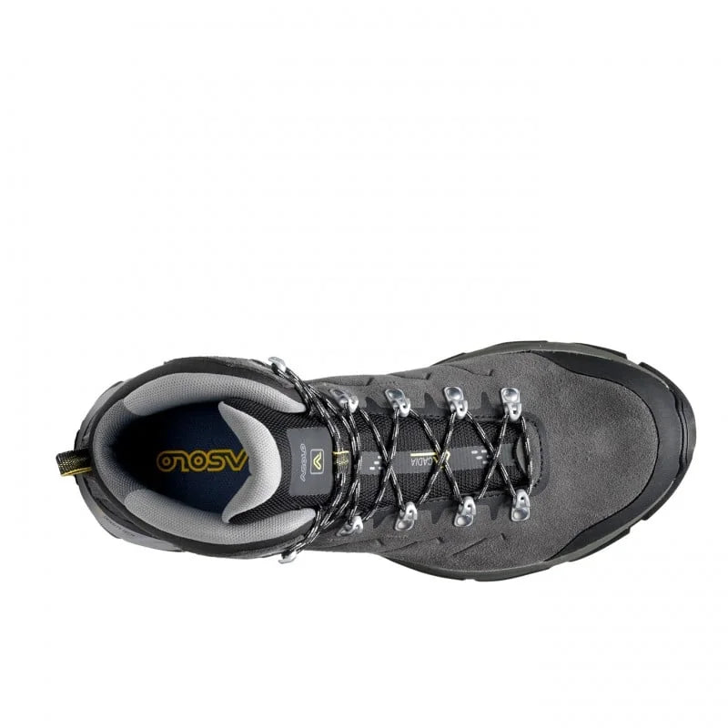 Asolo Acadia Mid Leather GTX Wide Fit Hiking Boots - Graphite/Black