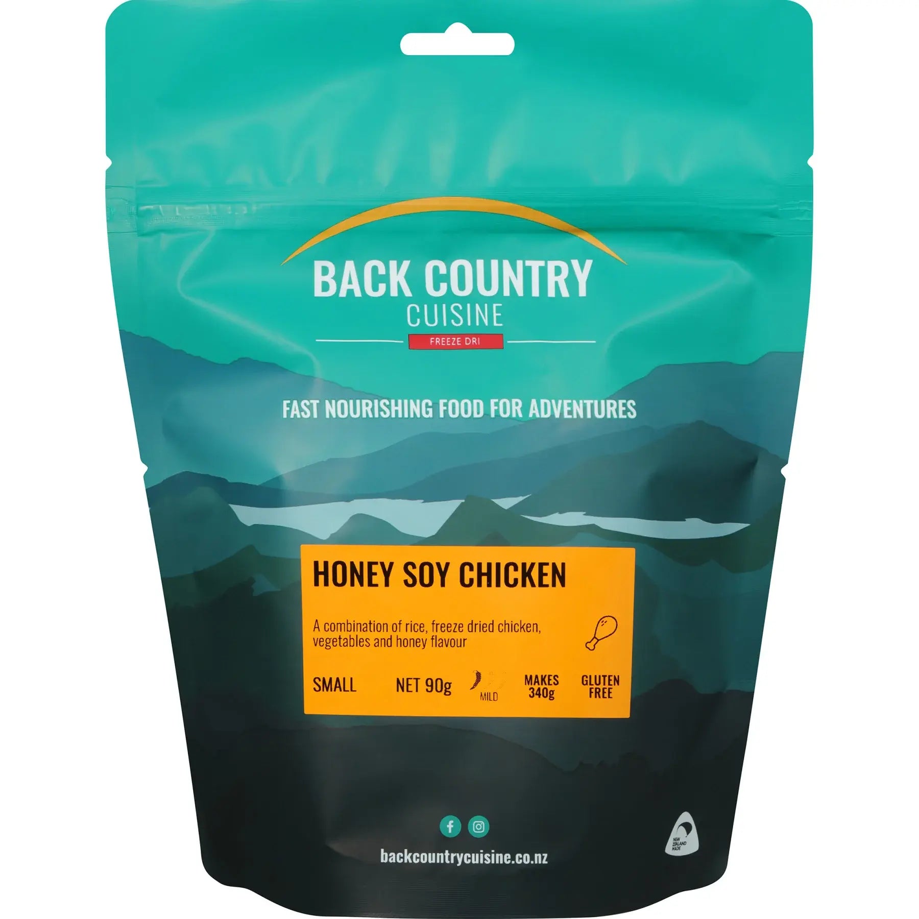 Back Country Cuisine Freeze Dried Food - Honey Soy Chicken