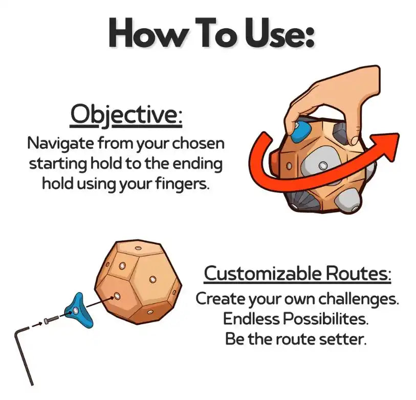 Climbers Gift Boulder Block & Challenge Deck Card Game