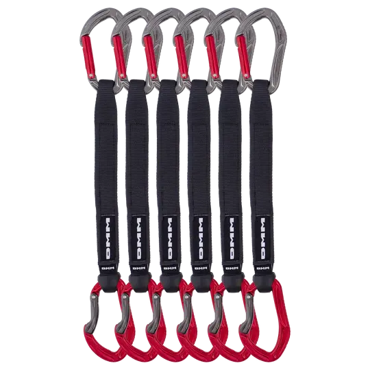 Dmm Alpha Sport Climbing Quickdraw 25Cm 6 Pack Colour Red