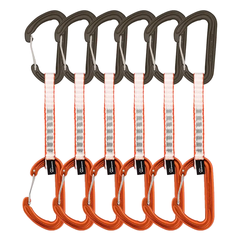 Dmm Phantom Climbing Quickdraw 12Cm 6 Pack Colour Orange