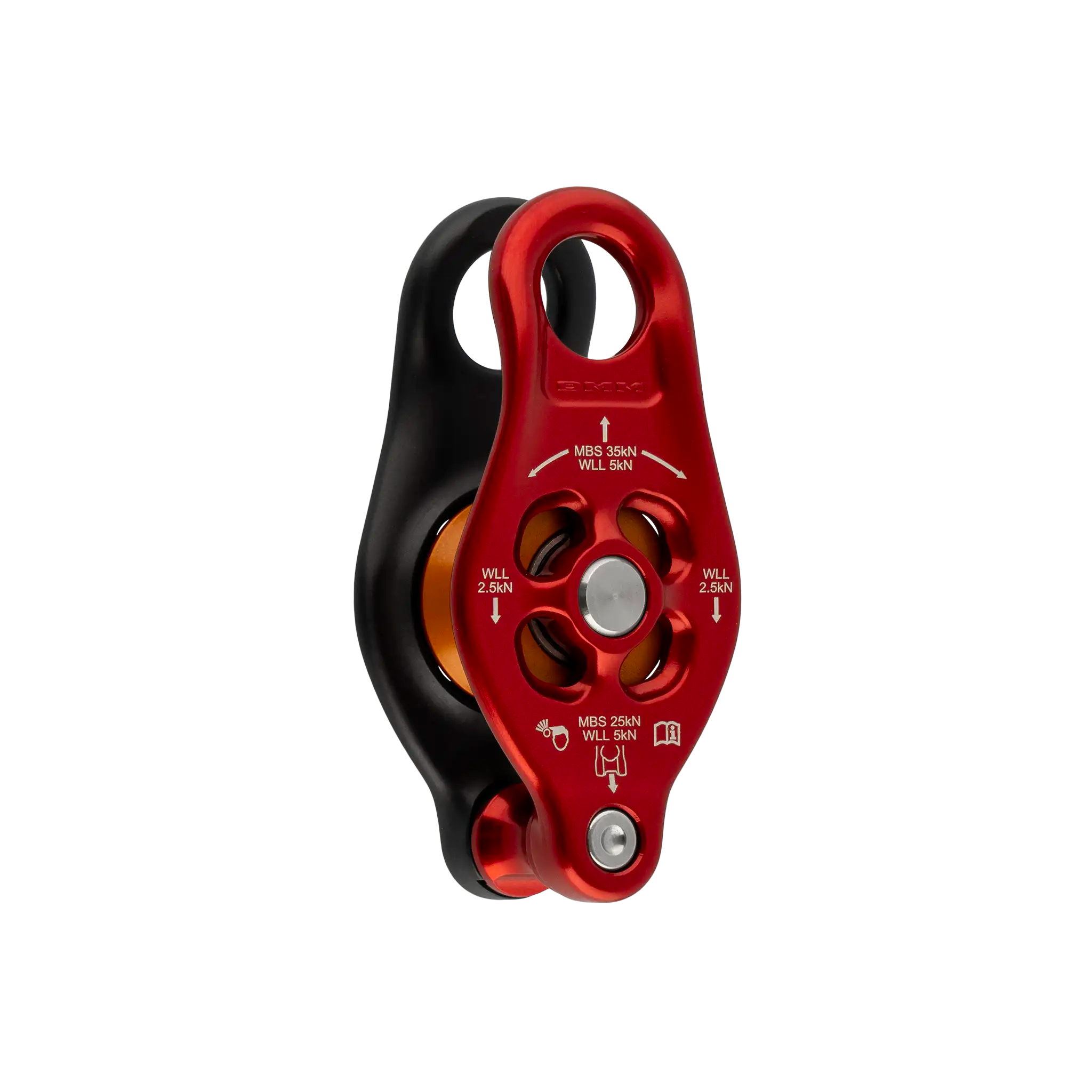 Dmm Pinto 2 Climbing Pulley Colour Red