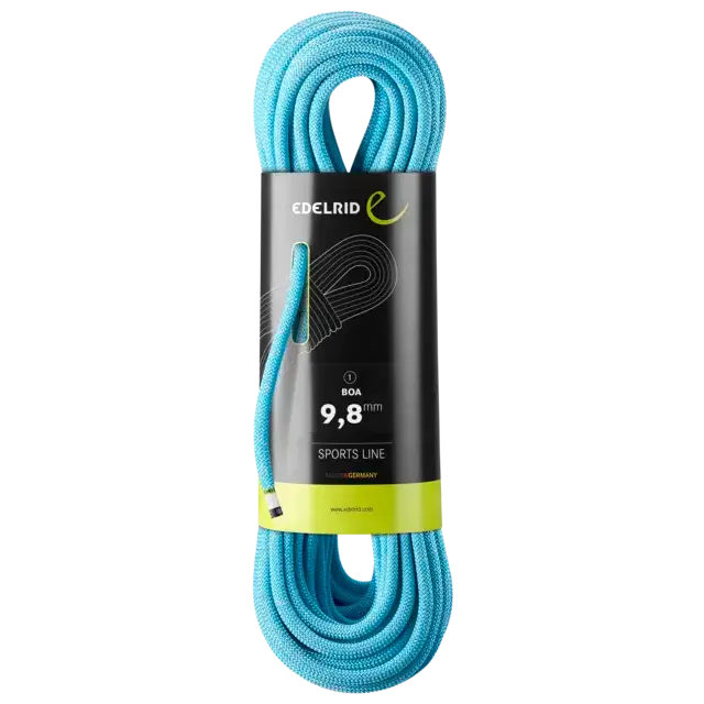 Edelrid Boa 9 8Mm Dynamic Climbing Rope 60M 1 Colour Blue