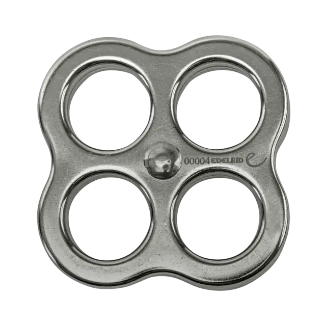 Edelrid Maggi Rig Industrial Rigging Plate Colour Silver