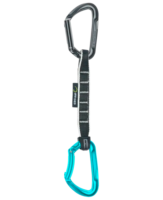 Edelrid Pure Pro Set Quickdraw Colour Slate_Icemint