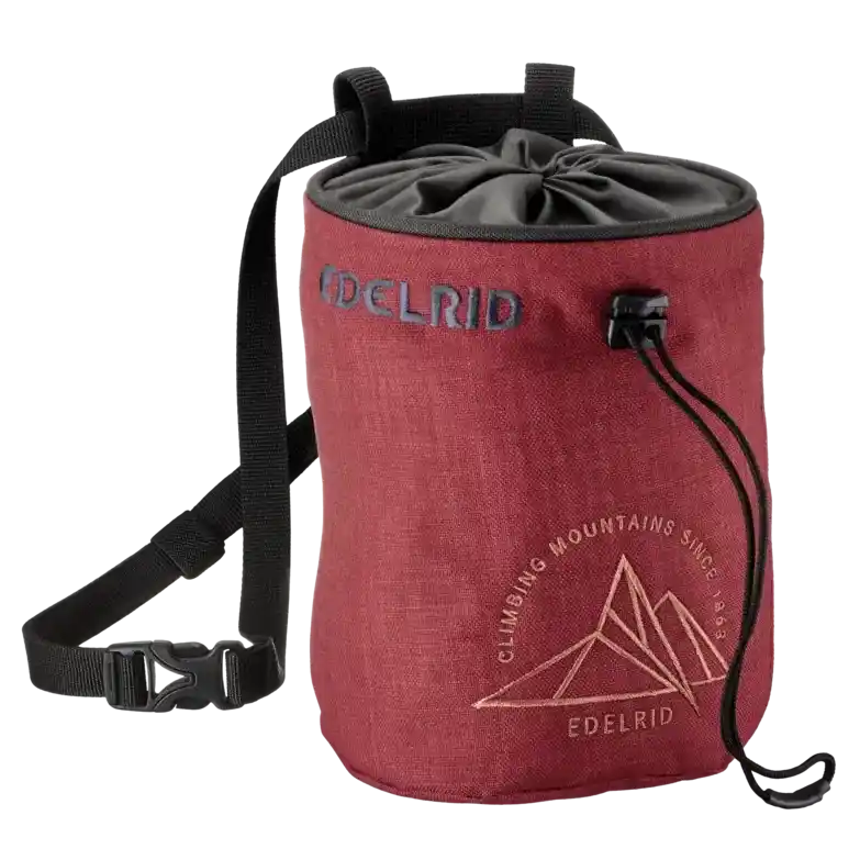 Edelrid Rodeo Large Chalk Bag Colour Maroon