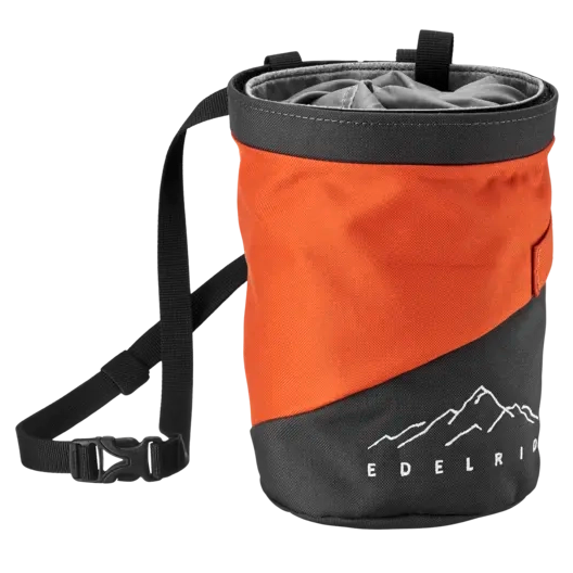 Edelrid Splitter Twist Chalk Bag Colour Orange