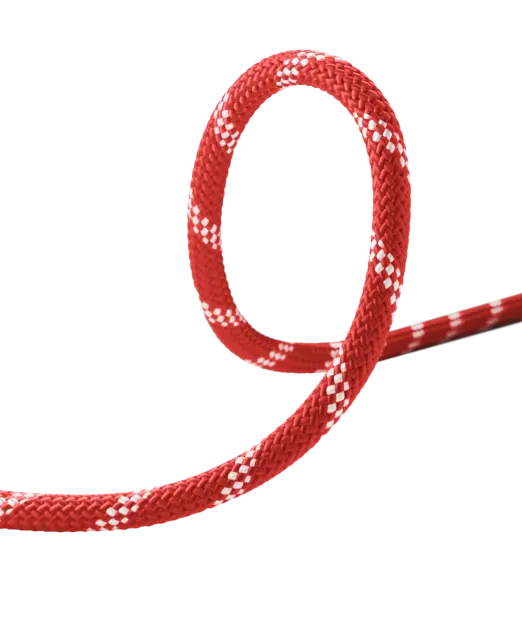 Edelrid Static Low Stretch 10.5mm Industrial Static Rope - Per Meter Colour Red