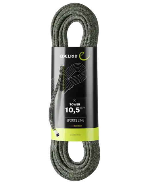 Edelrid Tower 10.5mm Dynamic Gym Climbing Rope - Per Metre Colour Pebbles