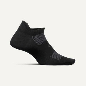 Feetures Elite Max Cushion No-Show Tab Socks Colour Black