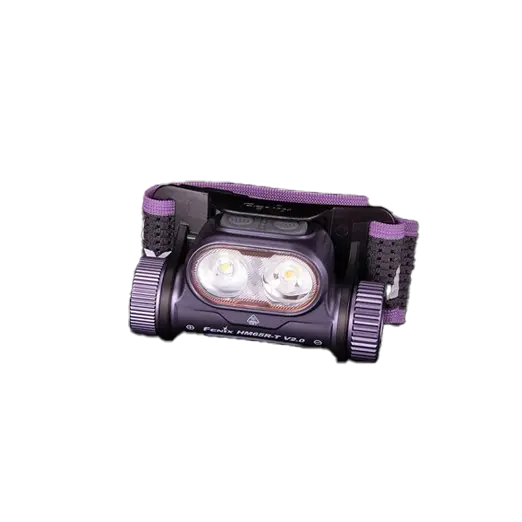 Fenix Hm65R T V2 0 Rechargable Headlamp Colour Black_Purple