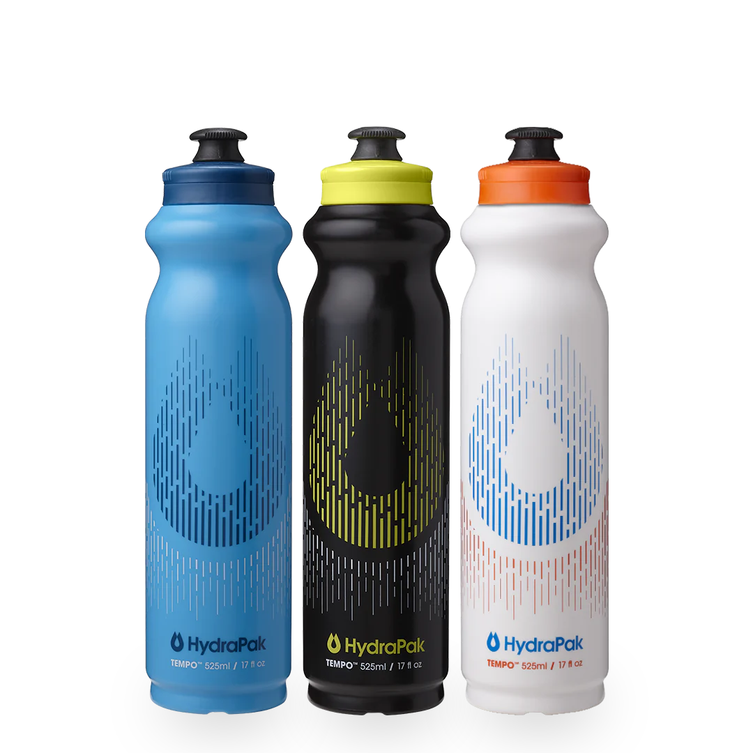 HydraPak Tempo 525ml Bottle - 3 pack