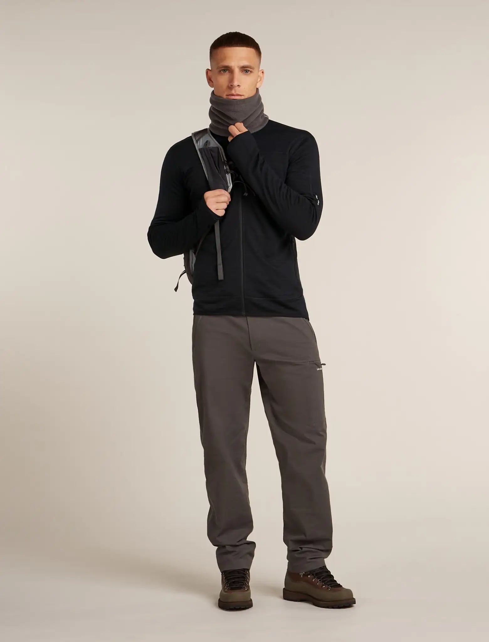 Icebreaker Merino Blend 300 RealFleece Descender Mens Jacket