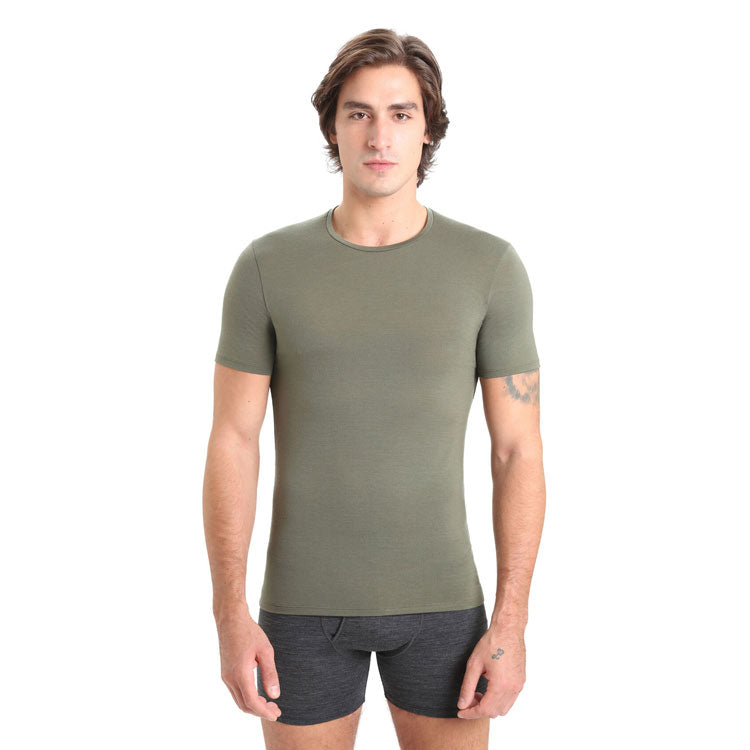 Icebreaker Anatomica Short Sleeve Crewe Mens T Shirt Colour Loden