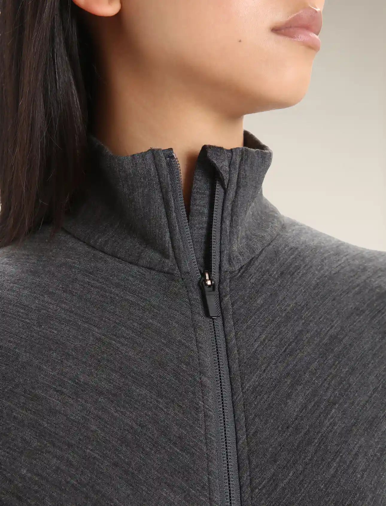 Icebreaker Descender Long Sleeve Zip Womens Jacket