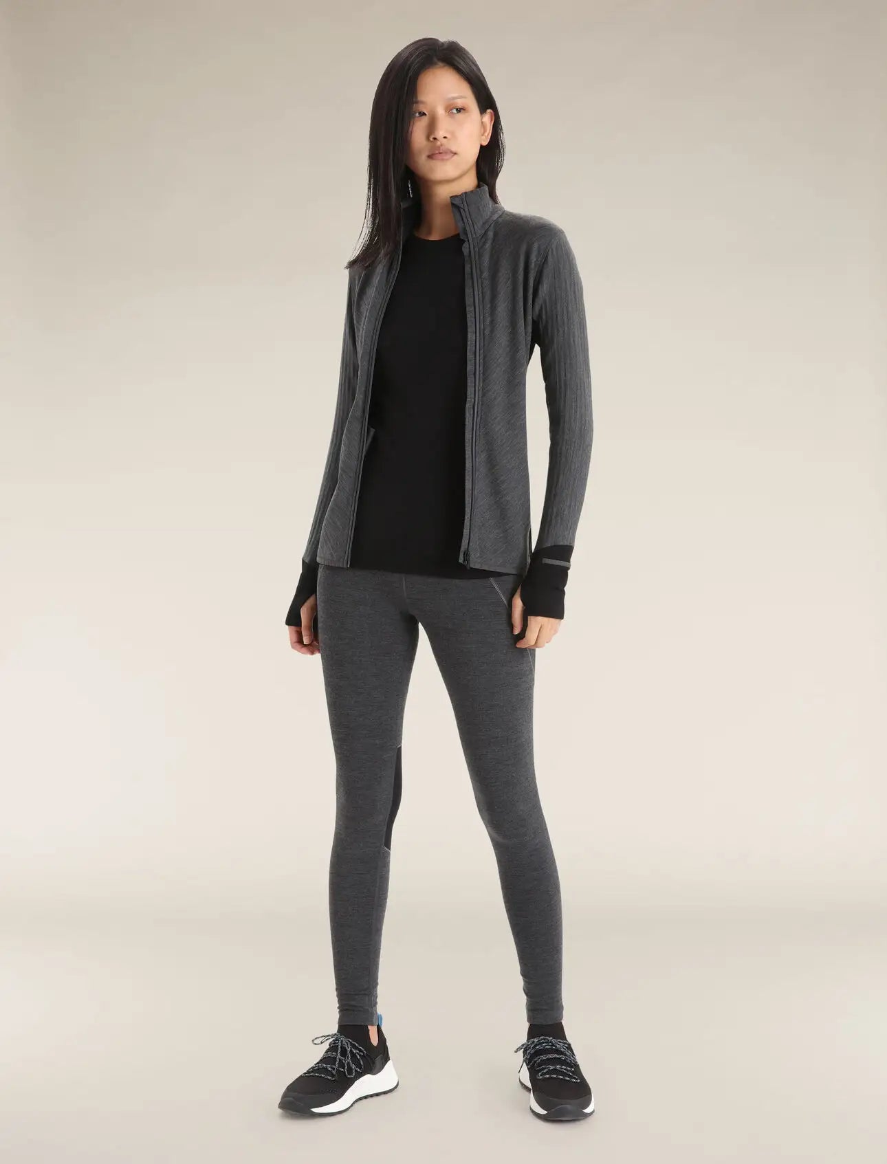 Icebreaker Descender Long Sleeve Zip Womens Jacket