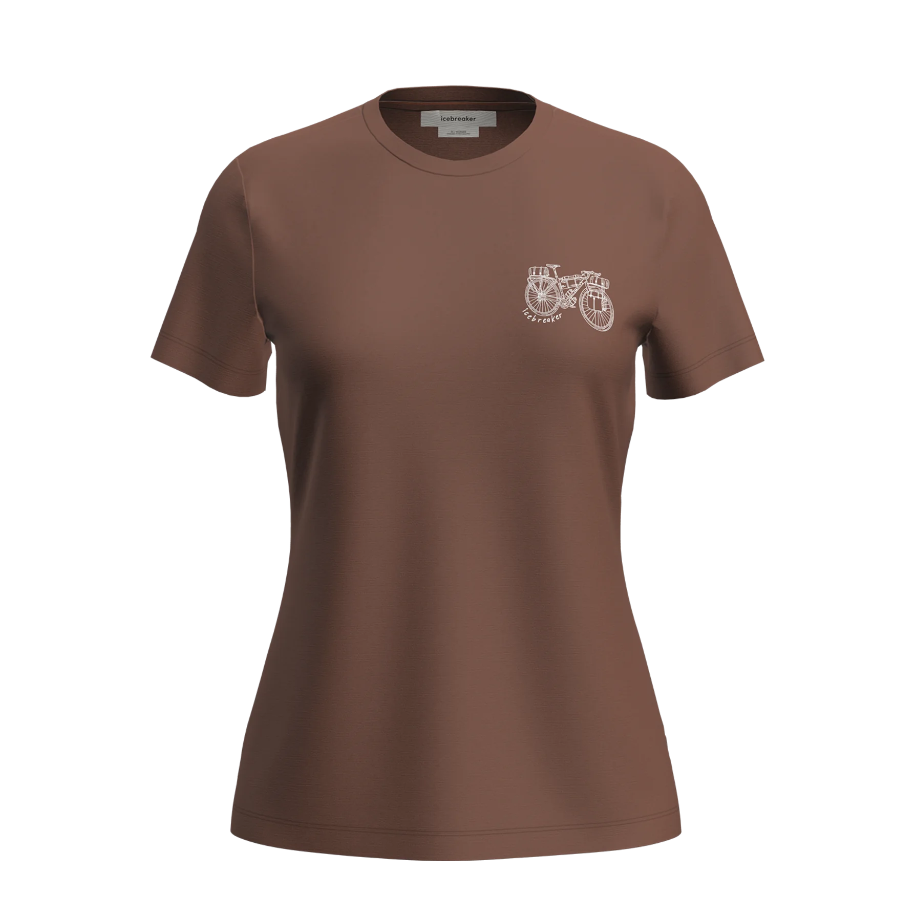 Icebreaker 150 Tech Lite Adventure Ride Short Sleeve Womens T Shirt Colour Clay