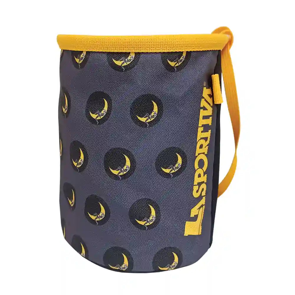 La Sportiva Climbing On The Moon Chalk Bag Colour Grey