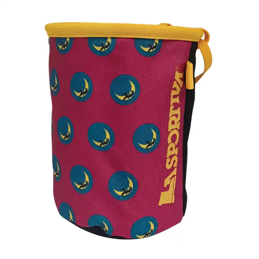 La Sportiva Climbing On The Moon Chalk Bag Colour Red