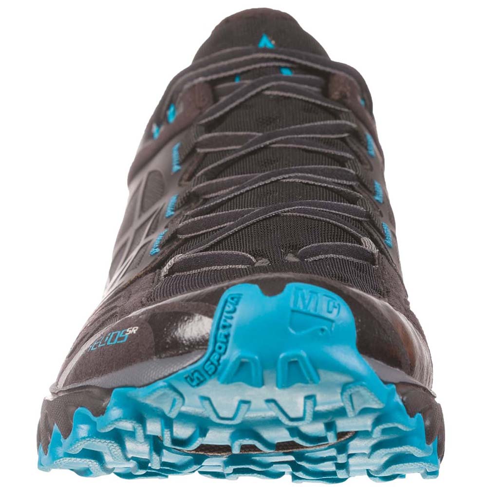 La Sportiva Helios SR Mens Trail Running Shoe - Black/Tropic Blue - Clearance