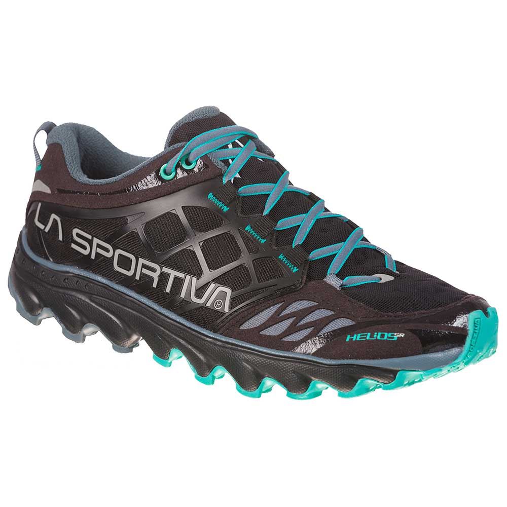 La Sportiva Helios Sr Womens Trail Running Shoe Black Aqua Inte Colour Black_Aqua Blue