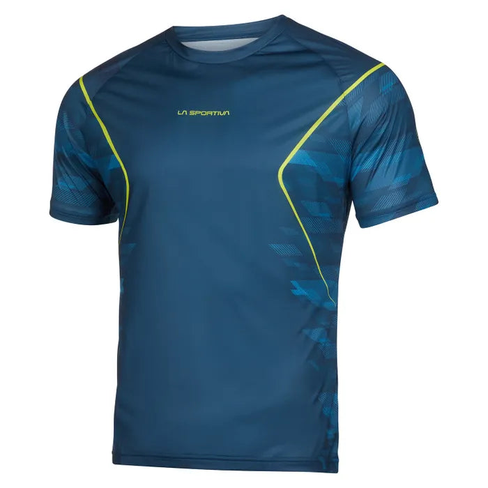 La Sportiva Pacer Mens Short Sleeve T Shirt Colour Storm Blue