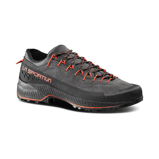 La Sportiva Tx4 Evo Mens Approach Shoe Carbon Cherry Tomato Colour Carbon_Cherry Tomato