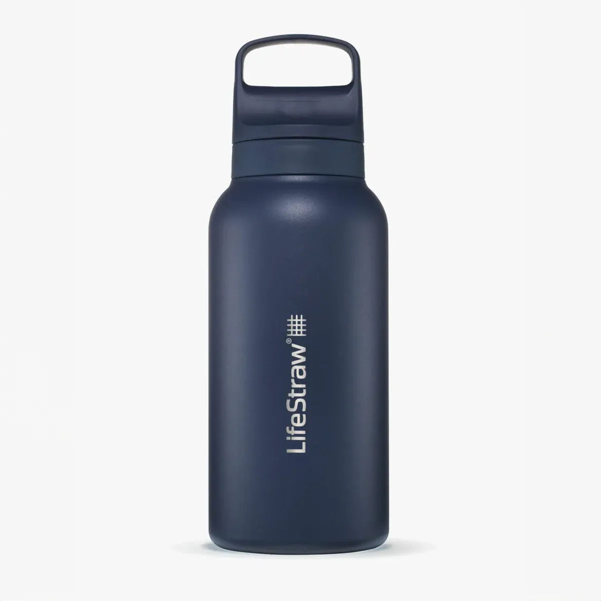 LifeStraw Go 2.0 Stainless Steel Water Filter Bottle - 1 Litre Colour Sea Blue