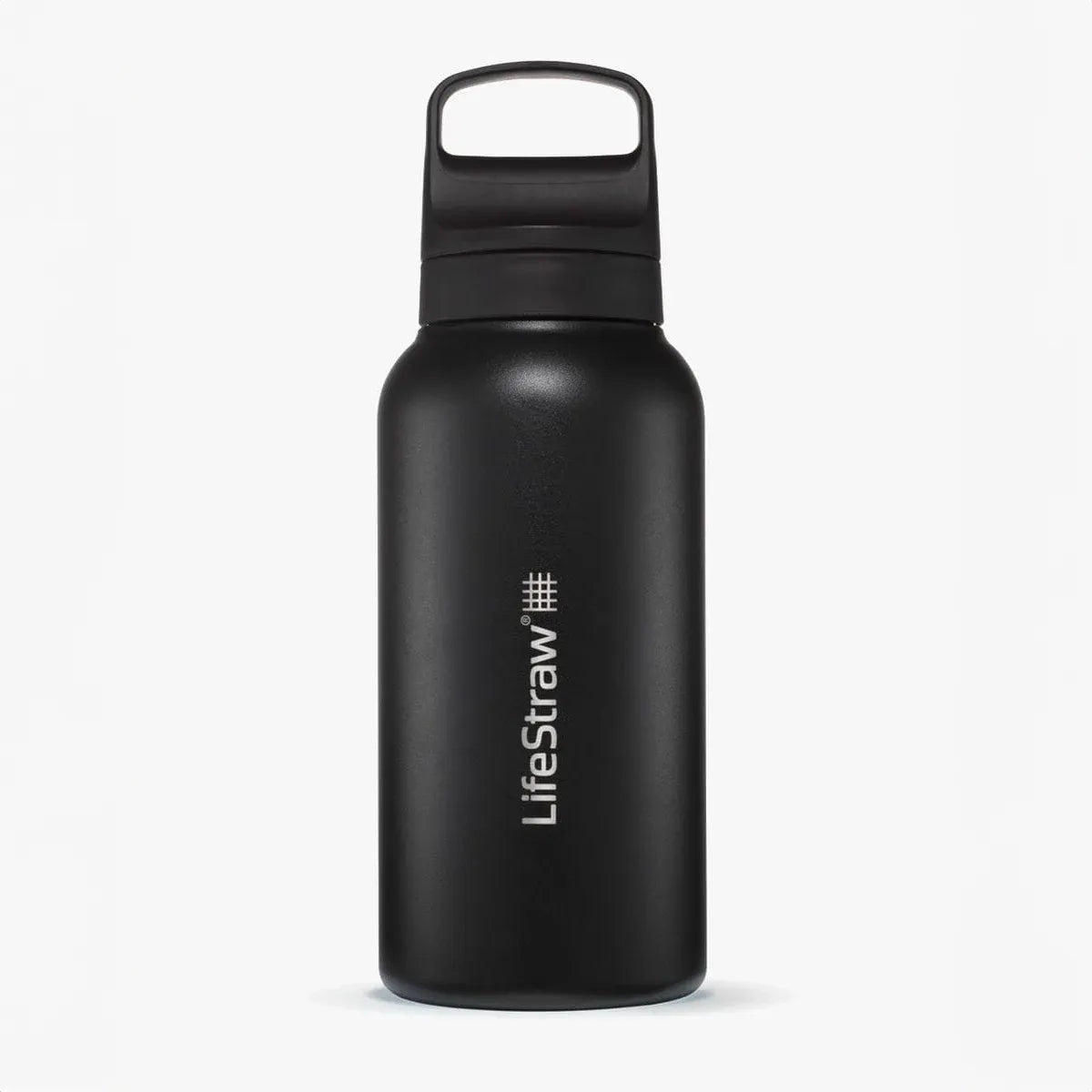 LifeStraw Go 2.0 Stainless Steel Water Filter Bottle - 1 Litre Colour Black
