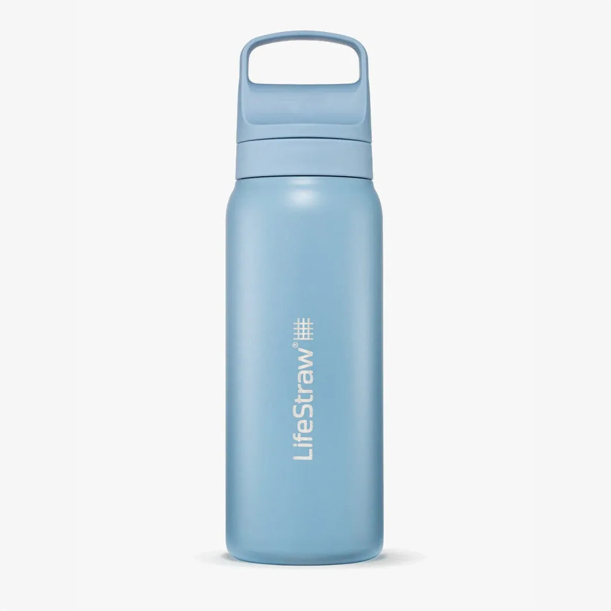 LifeStraw Go 2.0 Stainless Steel Water Filter Bottle - 700ml Colour Blue