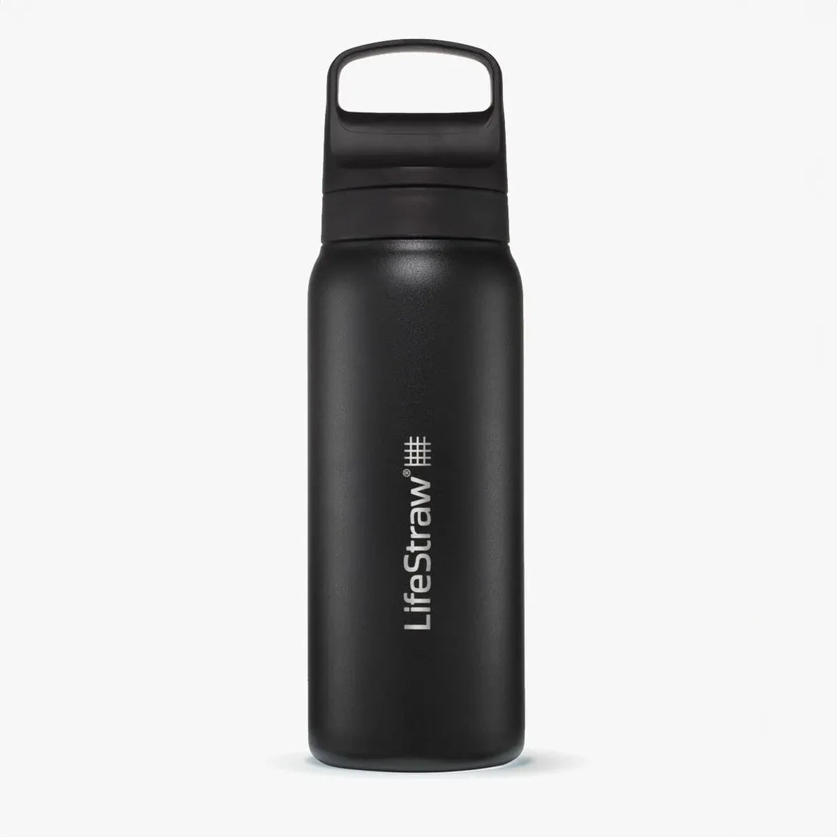 LifeStraw Go 2.0 Stainless Steel Water Filter Bottle - 700ml Colour Black