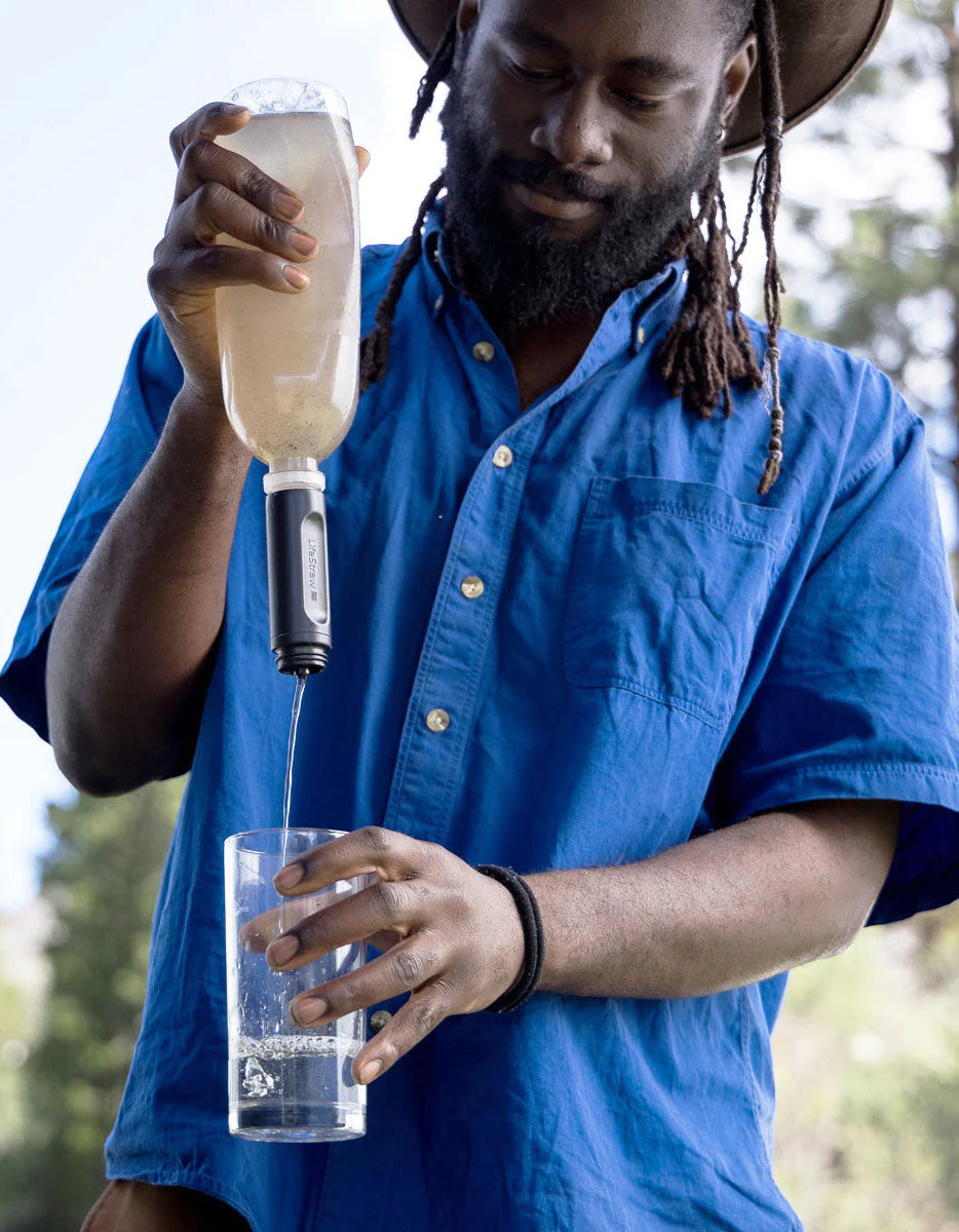 LifeStraw Peak Series Collapsible Squeeze 650ml Bottle with Filter