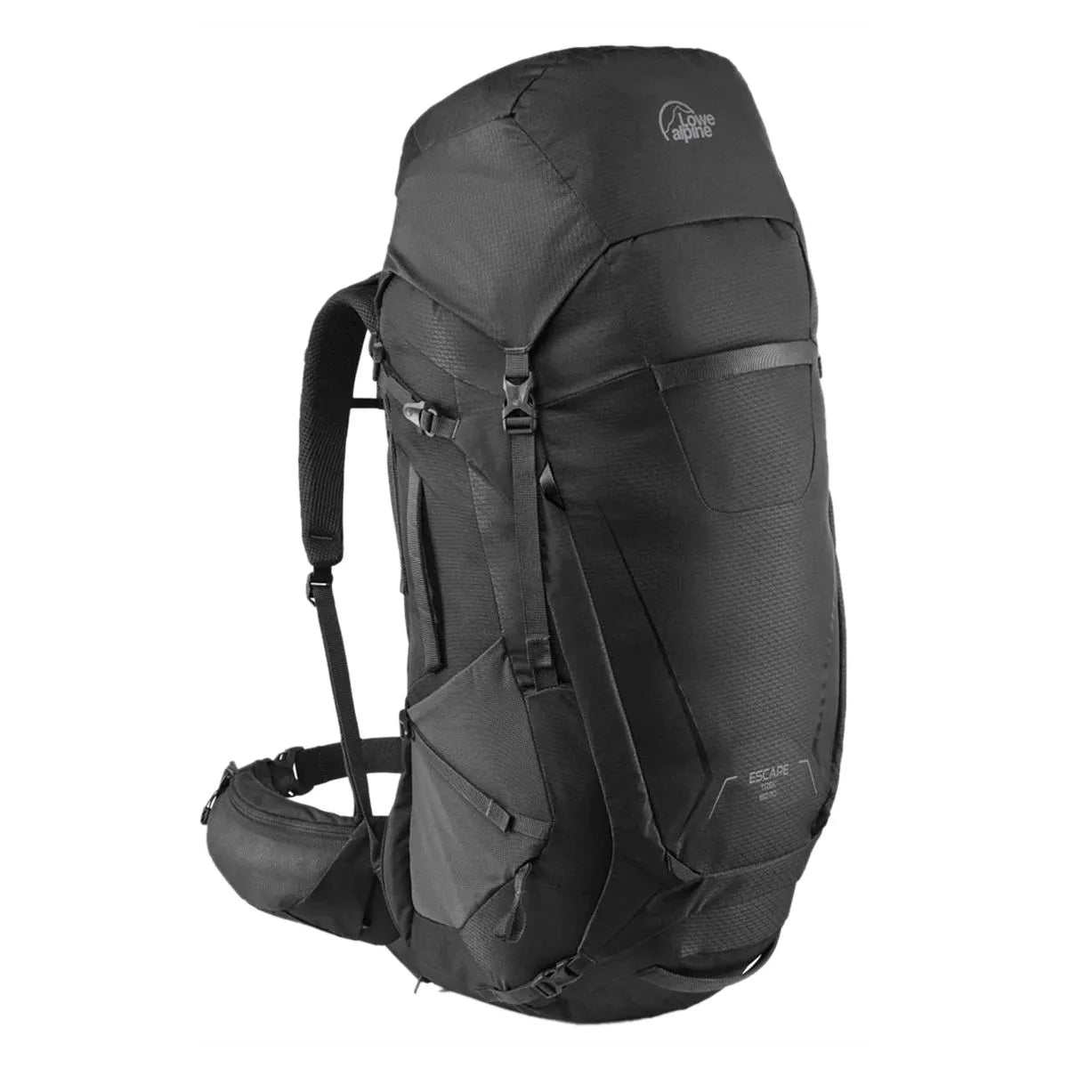Lowe Alpine Escape Trek 60 70 Litre Mens Hiking Pack Colour Black