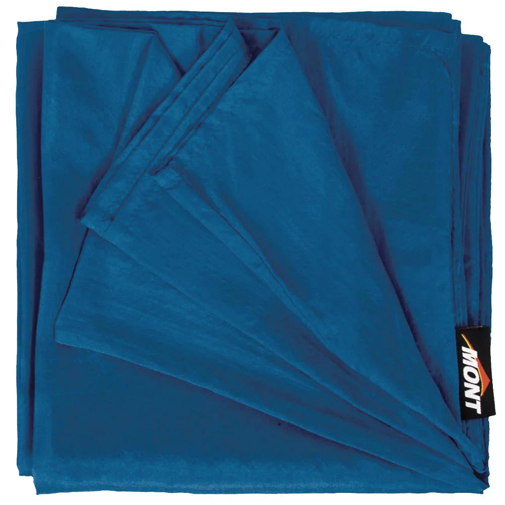 Mont Silk Inner Sheet Mummy Hood Colour Ocean Blue