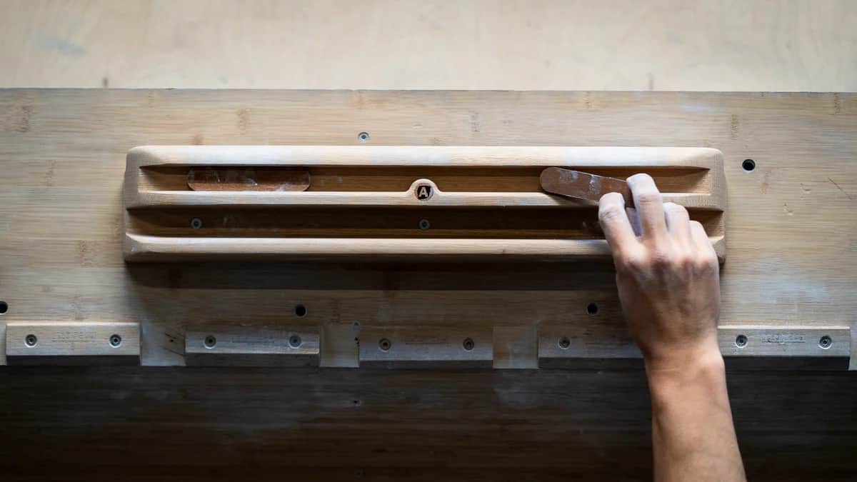 Nature Climbing Oak Board Hangboard