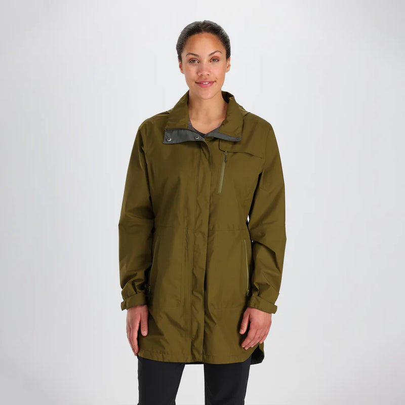 Outdoor Research Aspire Womens Waterproof Trench Jacket
