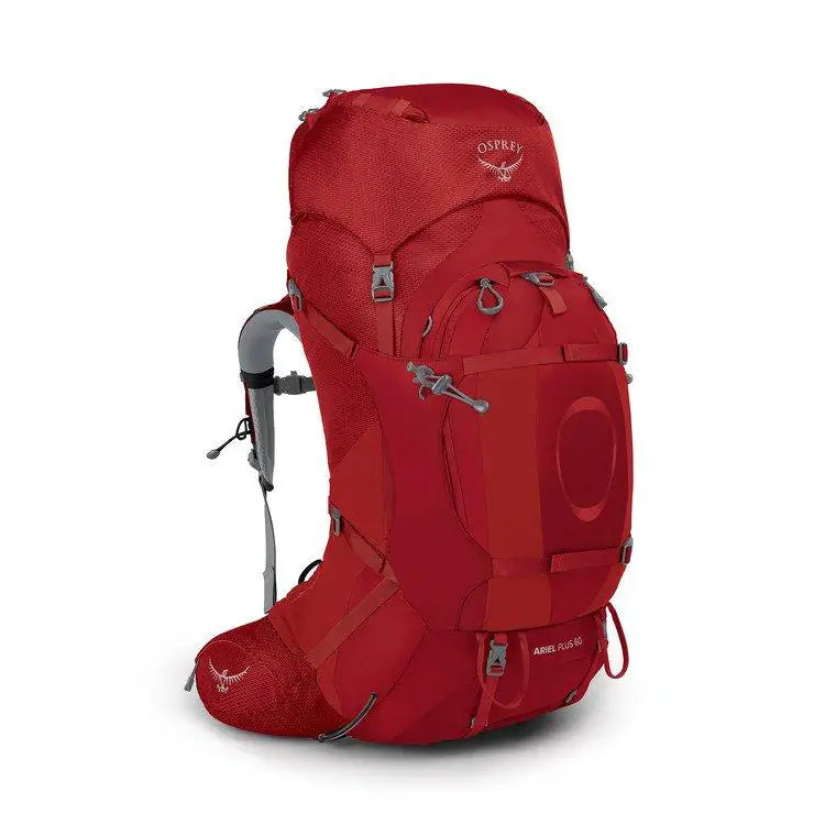 Osprey Ariel Plus 60 Litre Womens Hiking Backpack 1 Colour Carnelian Red