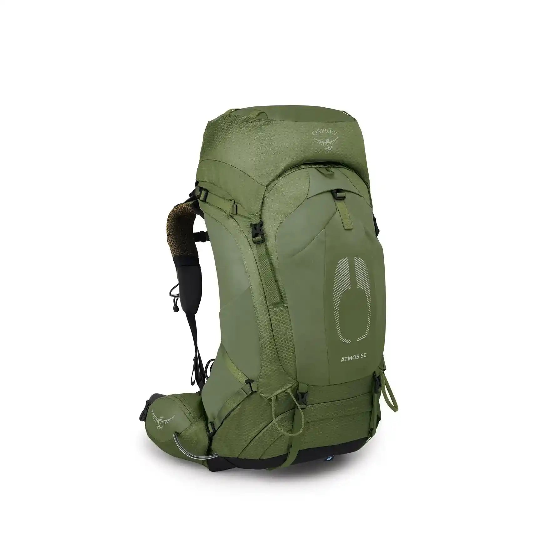 Osprey Atmos Ag 50 Litre Mens Hiking Backpack Colour Mythical Green