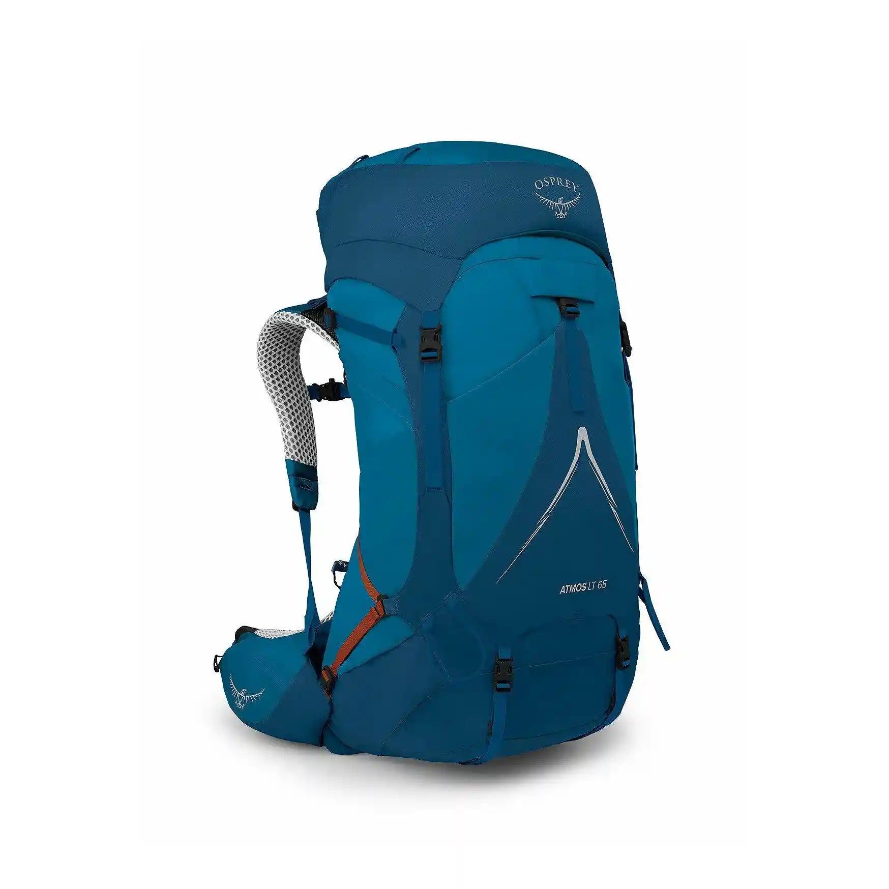 Osprey Atmos Ag Lt 65L Mens Hiking Pack Colour Night Shift Scoria Blue