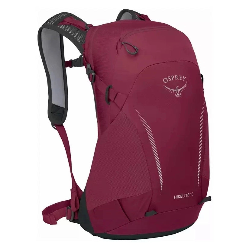Osprey Hikelite 18 Litre Daypack Colour Red Black