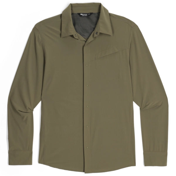 Outdoor Research Astroman Mens Long Sleeve Sun Shirt Colour Green