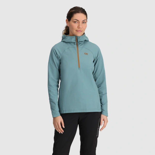 Outdoor Research Freewheel Womens Half Zip Hooded Jacket