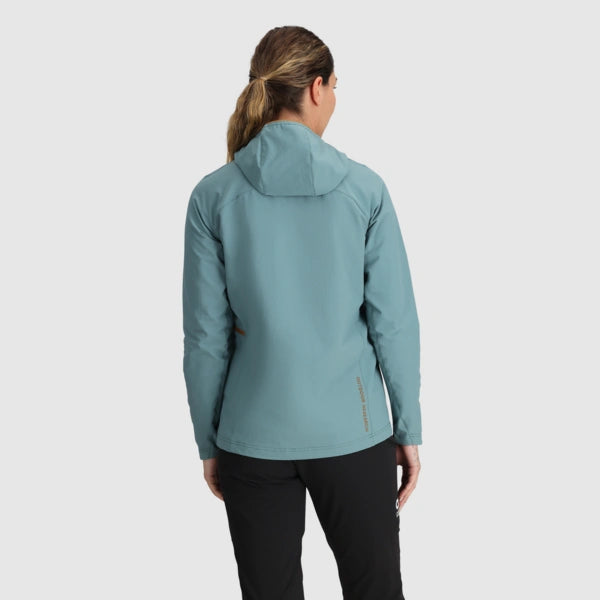 Outdoor Research Freewheel Womens Half Zip Hooded Jacket