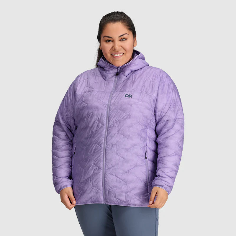 Outdoor Research SuperStrand LT Womens Plus Hooded Jacket