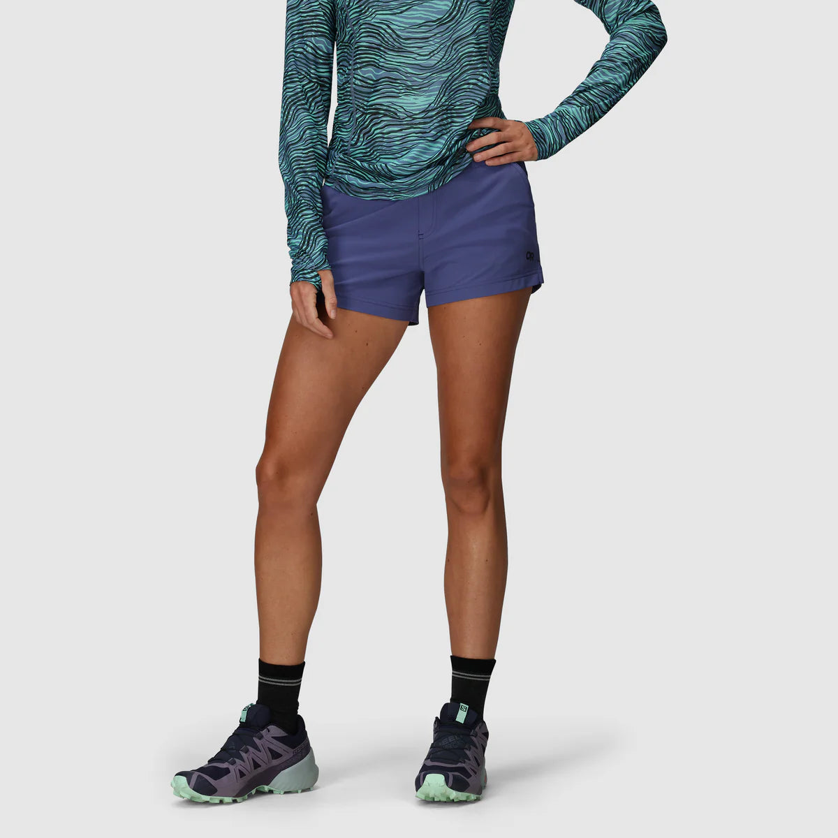 Outdoor Research Swift Lite Hybrid Womens Shorts - 3.5 Inseam