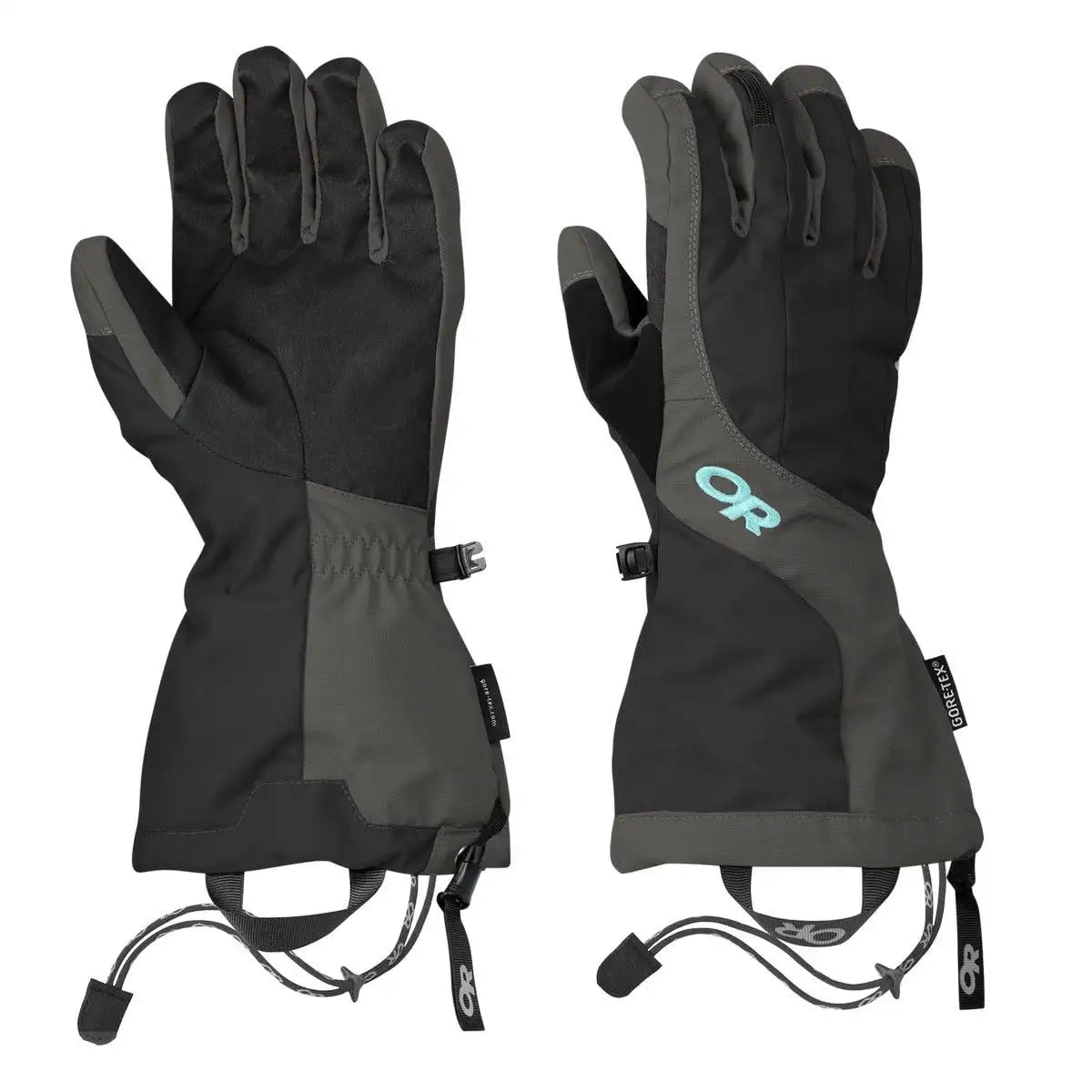 Outdoor Research Mens Arete Gloves Black Charcoal Colour Black_Charcoal