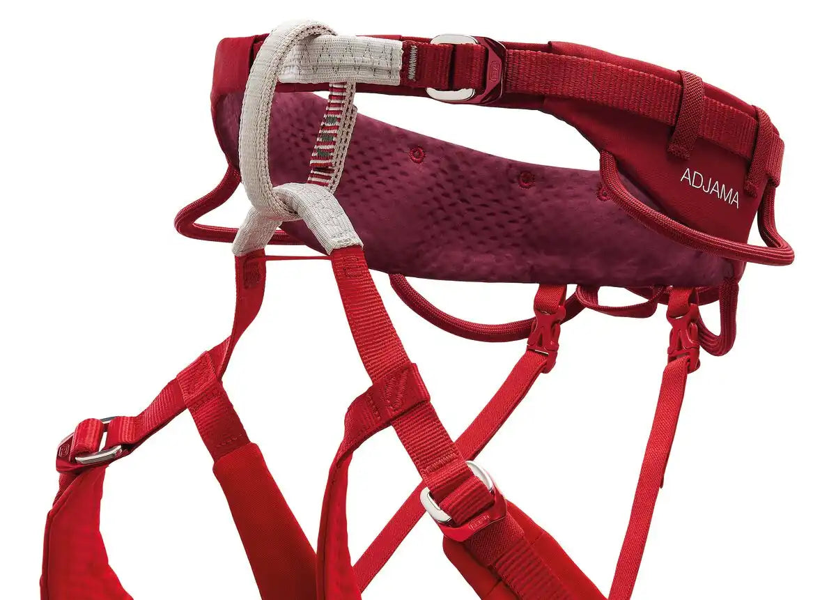 Petzl Adjama Climbing Harness - Dark Red