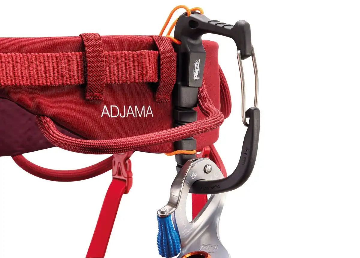 Petzl Adjama Climbing Harness - Dark Red
